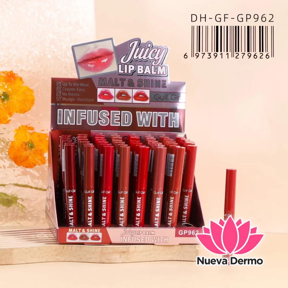 Bálsamo Labial Juicy Lip Balm Cute Girl – Hidratación y Brillo Natural DH-GF-GP962/79626