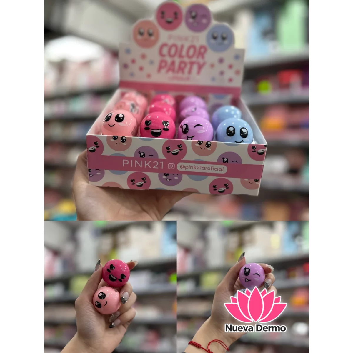 BÁLSAMO LABIAL MARCA DE PINK 21
