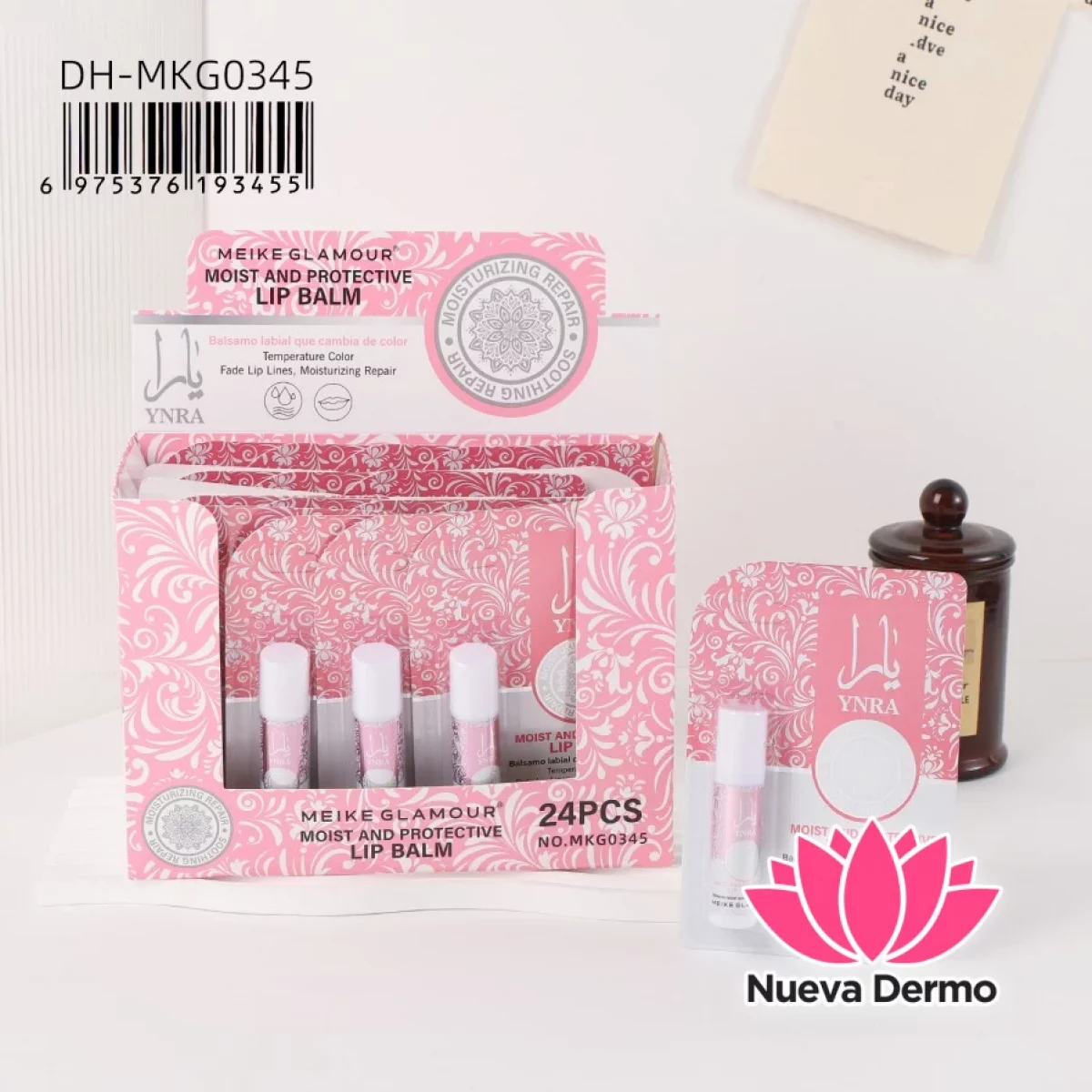 Bálsamo Labial Meike Glamour Fresh Juice Lip Balm DH-MKG0345/93455