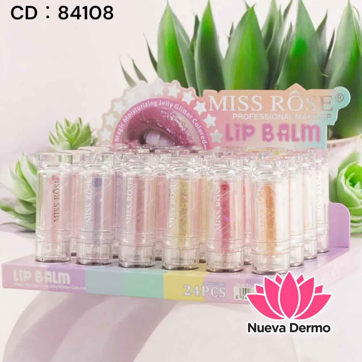 BALSAMO LABIAL MISS ROSE DH84108