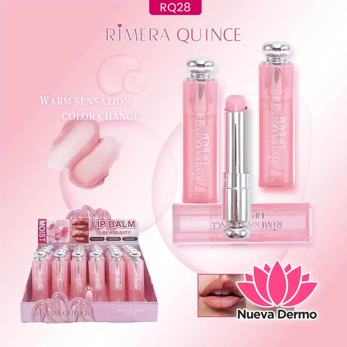 BALSAMO LABIAL RIMERA QUINCE RQ28 APROBADO POR ANMAT