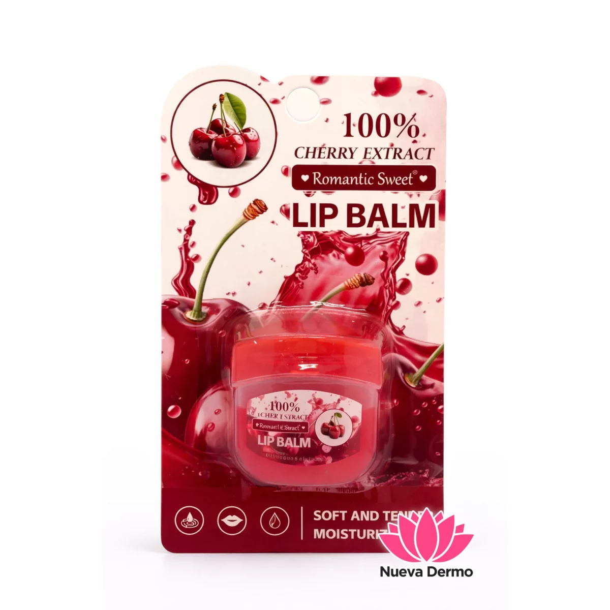 Balsamo labial vaselina cereza Romantic...