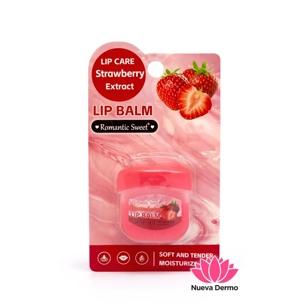 Balsamo labial vaselina frutilla Romanti...