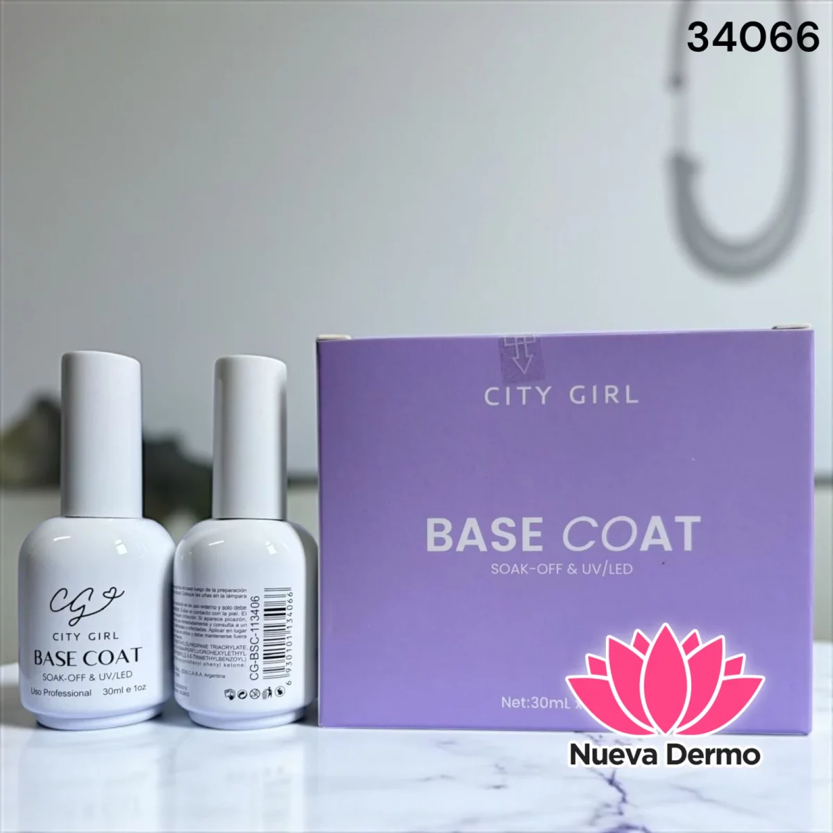 BASE COAT 30ML CITY GIRL GJ-3022/34066