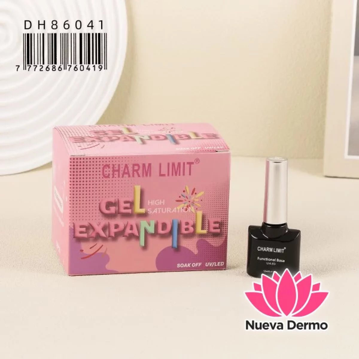 BASE COAT PARA POKE GEL CHARM LIMIT DH86041/08848