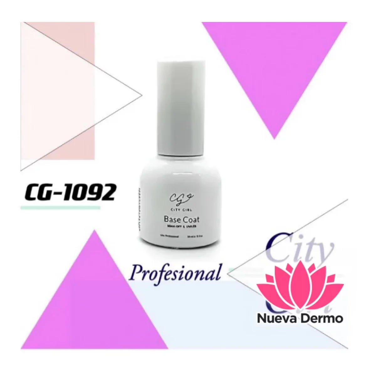 Base coat professional city girl 10ml-10... POR UNO