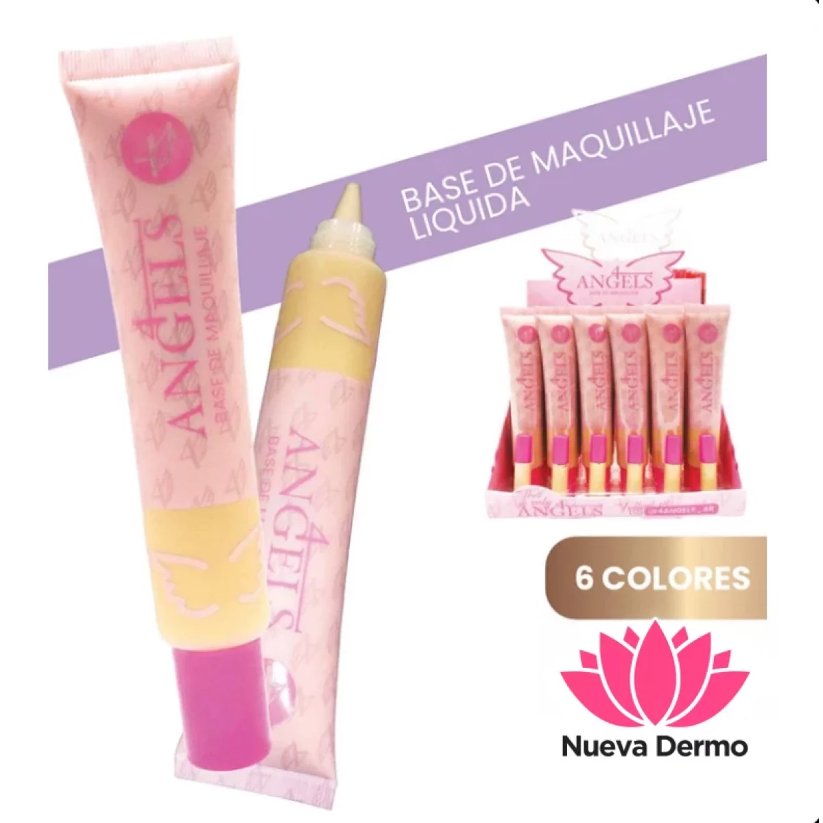 Base De Maquillaje Liquida Fluida 4 Angels AR1123