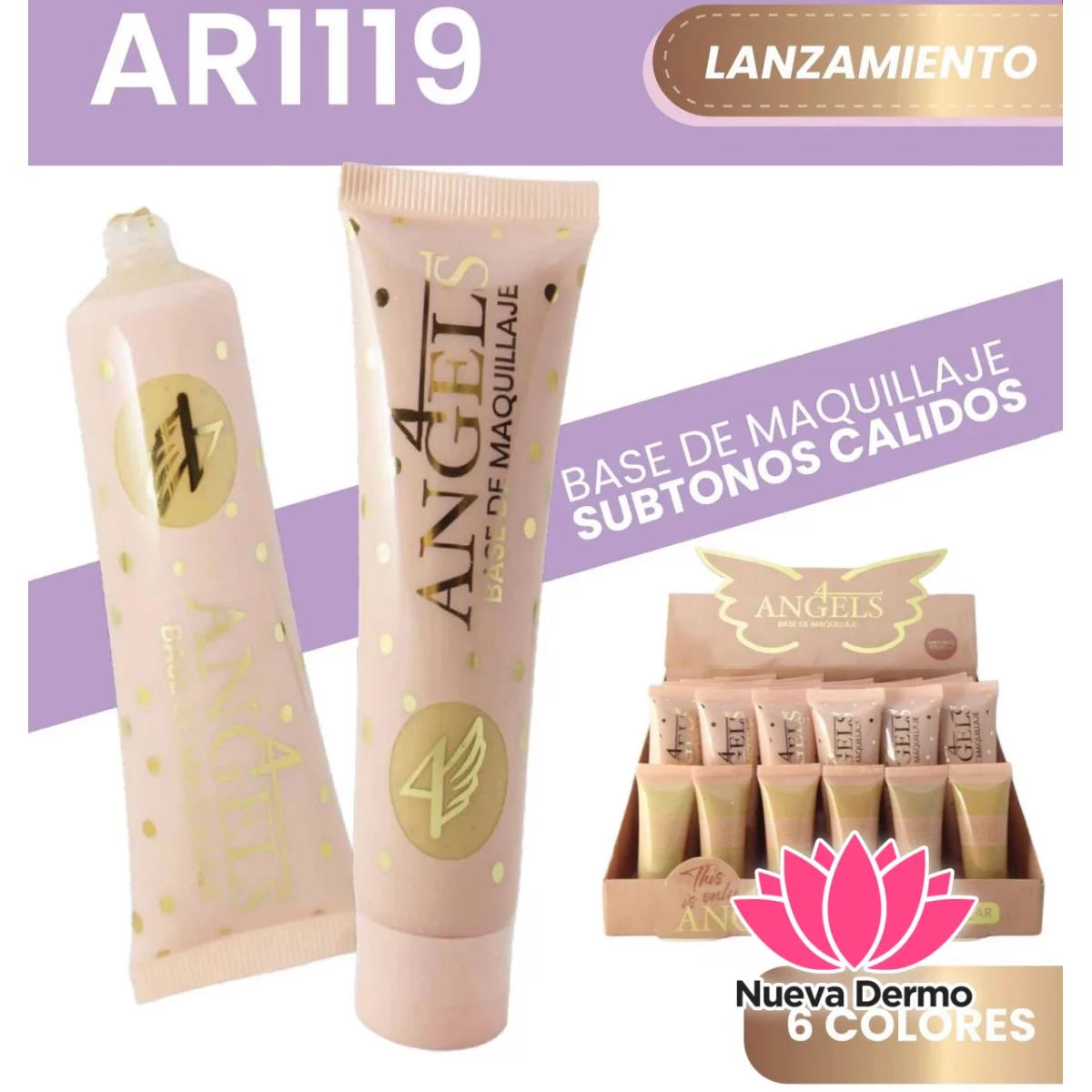 BASE DE MAQUILLAJES 4ANGELS AR1119