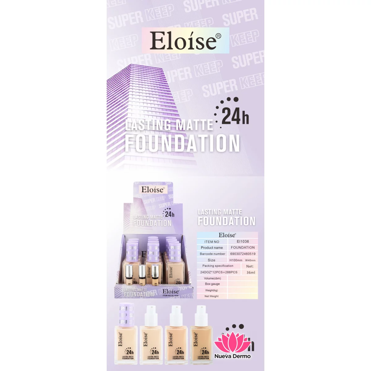 BASE LIQUIDA MATTE ELOISE 1036 60519