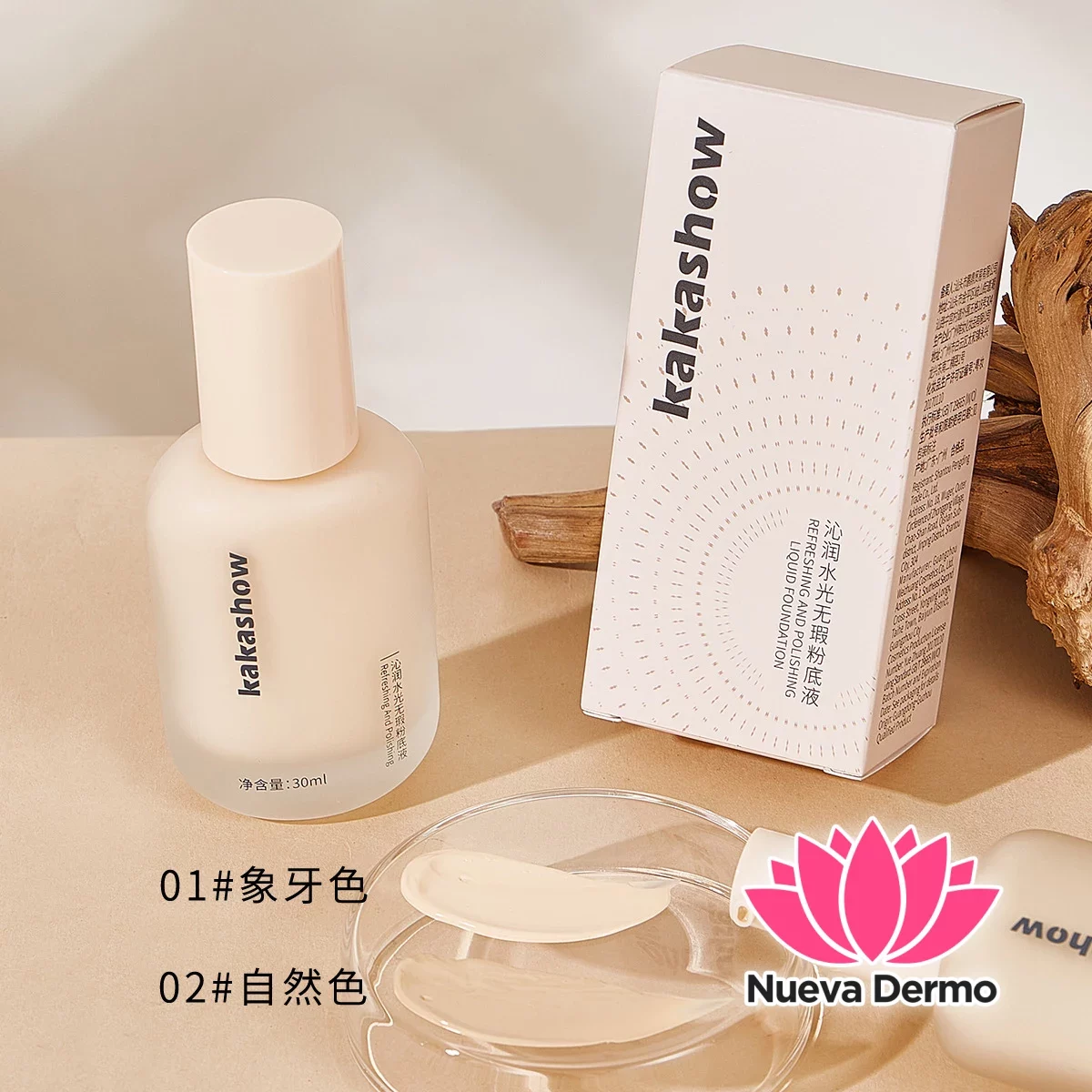 BASE LIQUIDO REFRESCANTE Y ACUOSA IMPECABLE C504