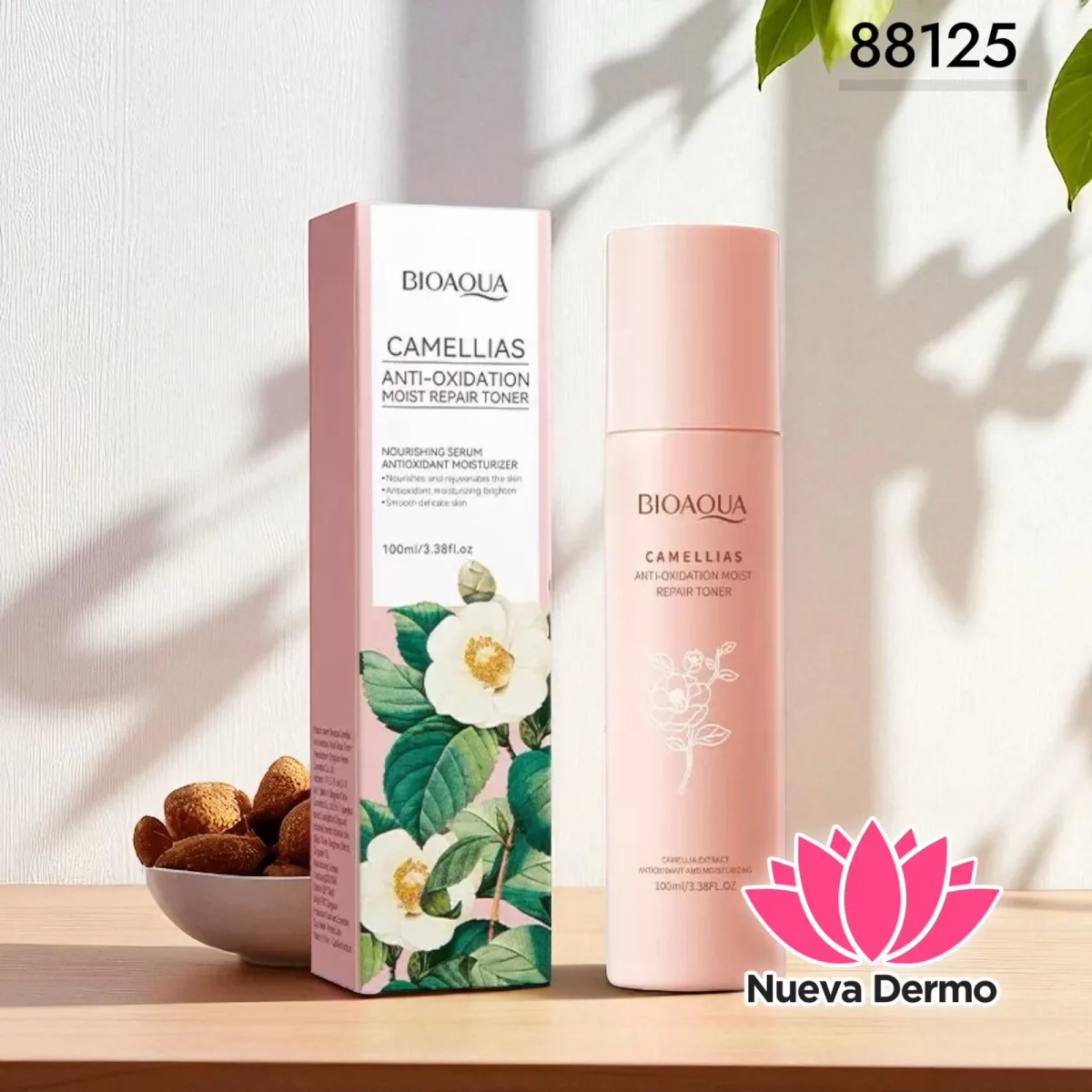 Bioaqua Camellias Anti-Oxidación Hidratante Reparación Loción 35257/DH88125