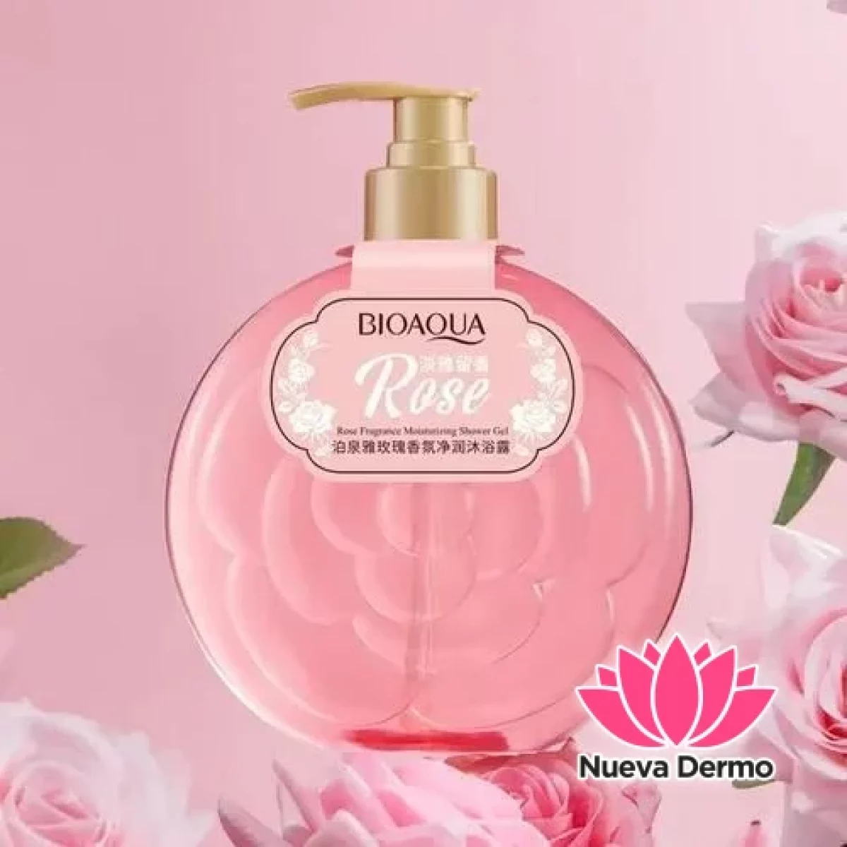 BIOAQUA SHOWER GEL ROSE