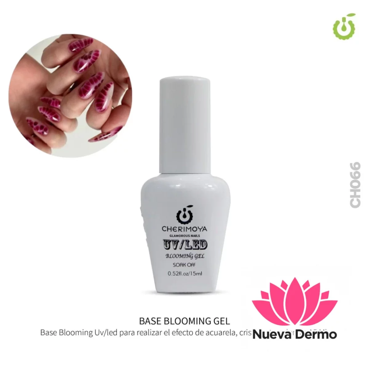 BLOOMING GEL BASE COAT CHERIMOYA CD: CH066