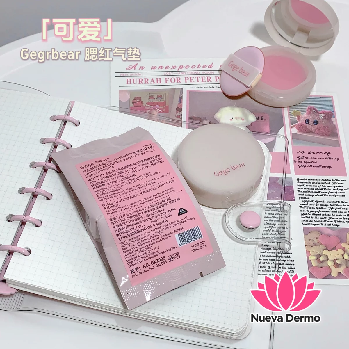 BLUSH DULCE CON ESPONJA GX2005