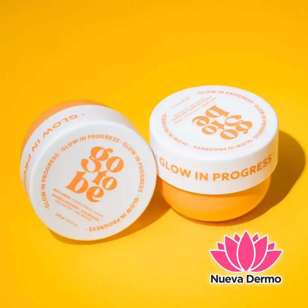 Body crema con manteca karite +Niacinamide glow in progress 240g