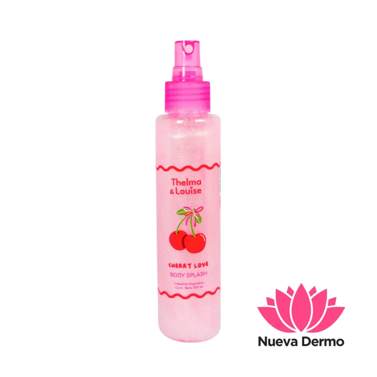 BODY SPLASH CHERRY CEREZA CON BRILLOS – THELMA Y LOUISE
