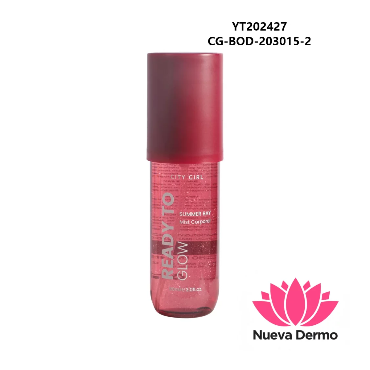 Body Splash Con Glitter 90ml- City Girl