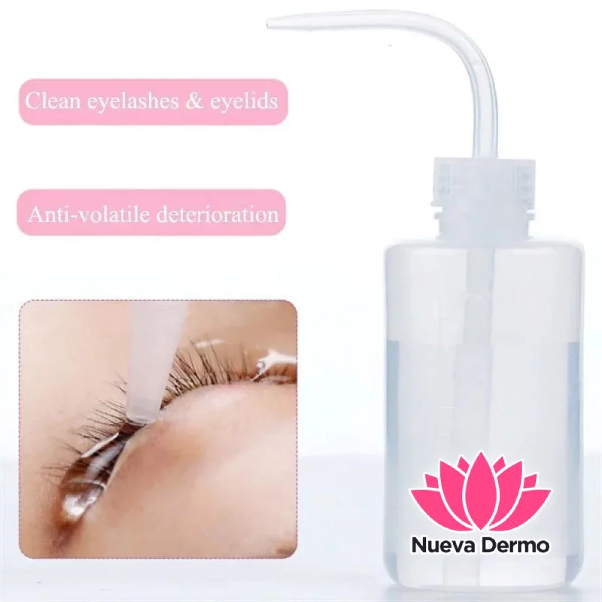 Botella para Limpieza de Pestañas 250ML