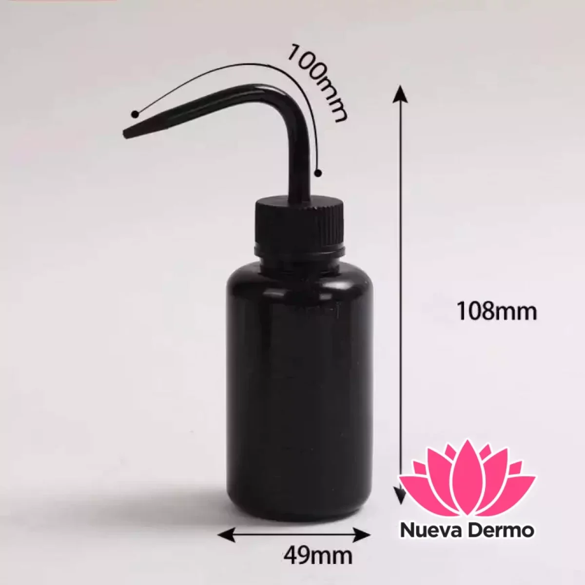 Botella Pico C 150ML Pestañas Rosa/Blanco