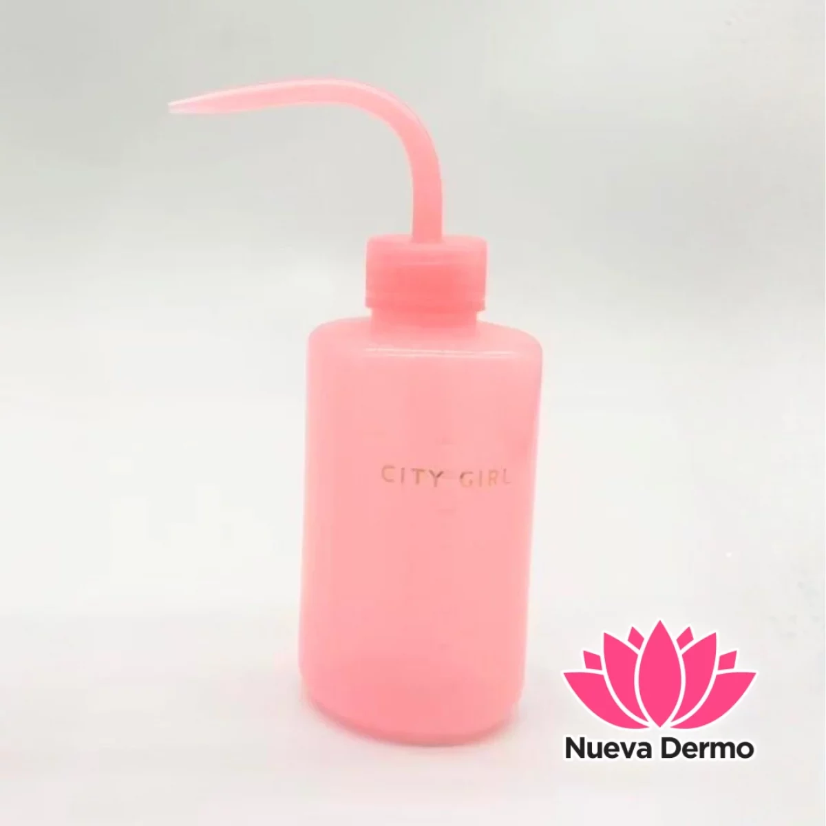Botella Rosa Pico Curvo para Pestañas – City Girl