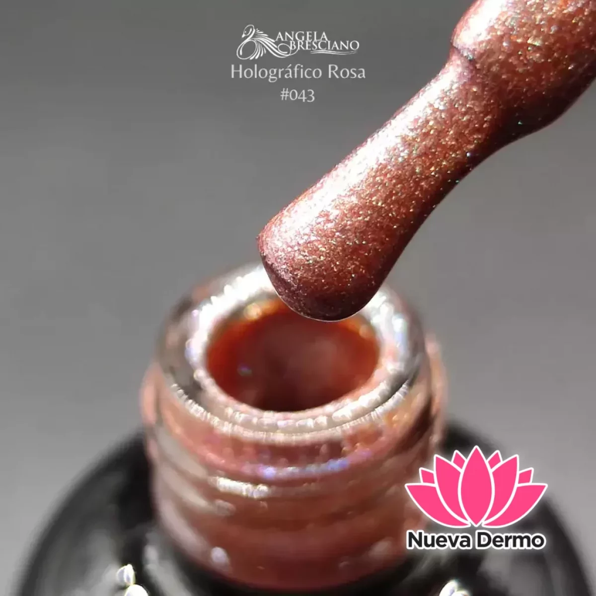 BRESCIANO SEMI 043 HOLOGRAFICO ROSA 15 ML