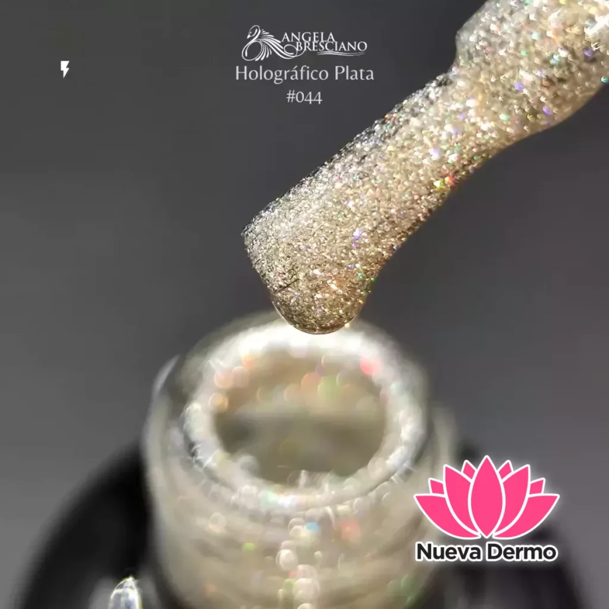 BRESCIANO SEMI 044 HOLOGRAFICO PLATA 15 ML