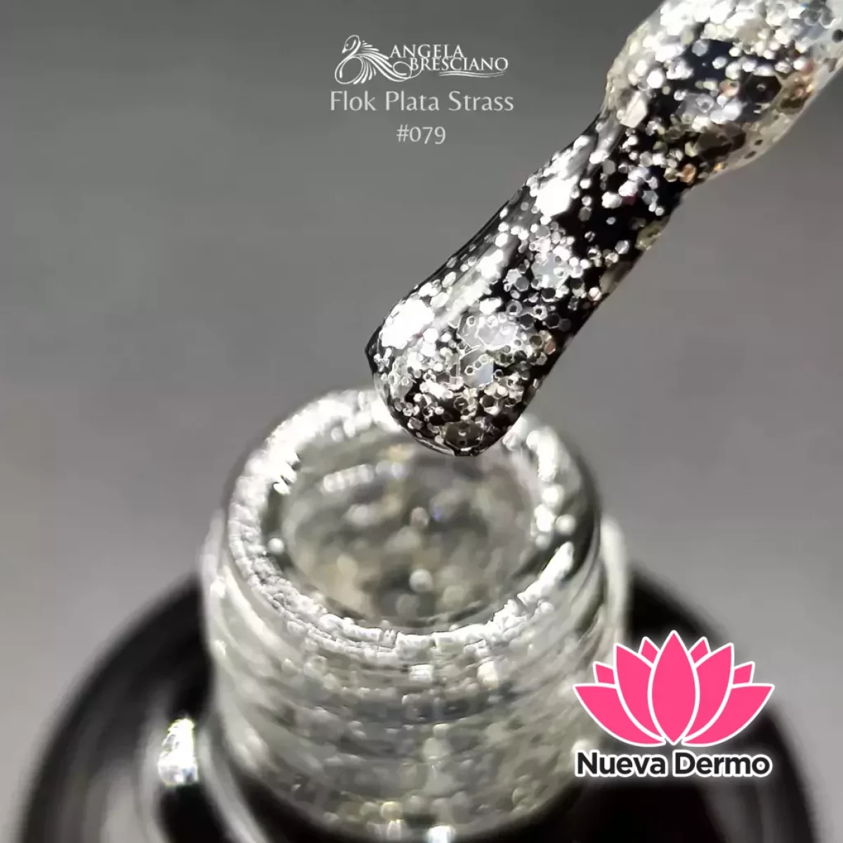 BRESCIANO SEMI 079 FLOK PLATA STRASS 15 ML