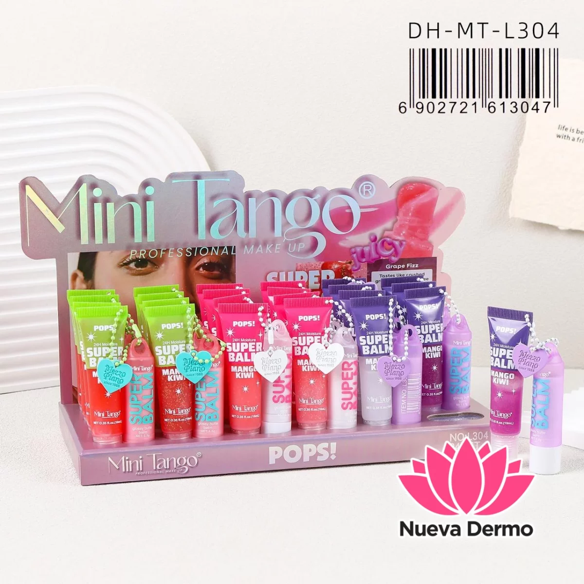 BRILLO LABIAL + BALSAMO LABIAL MINI TANGO DH-MT-L304/13047