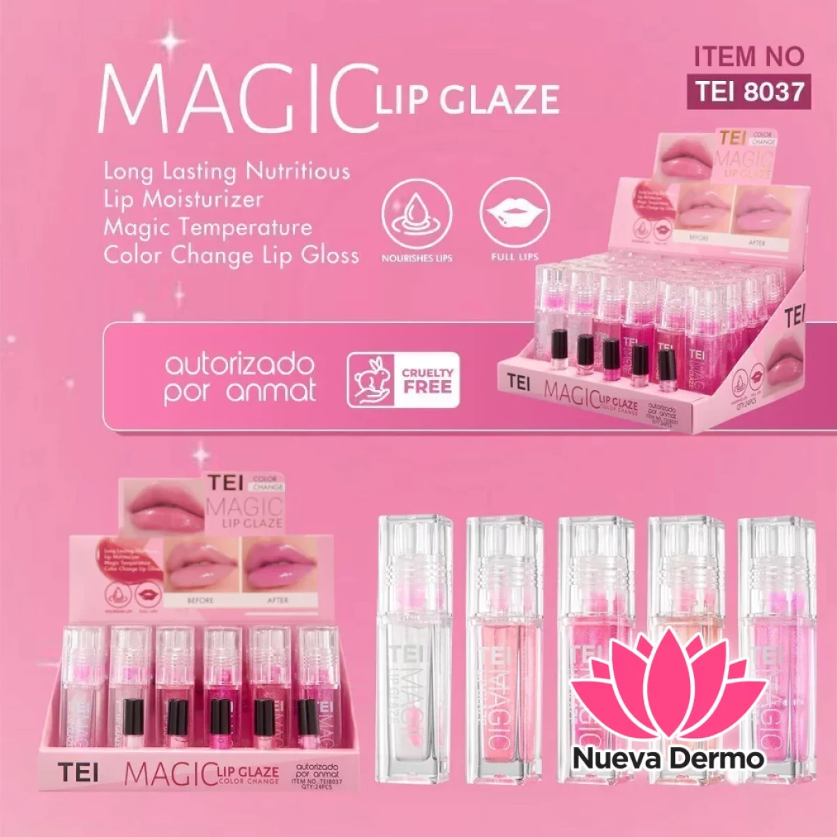 BRILLO LABIAL CD: TEI8037