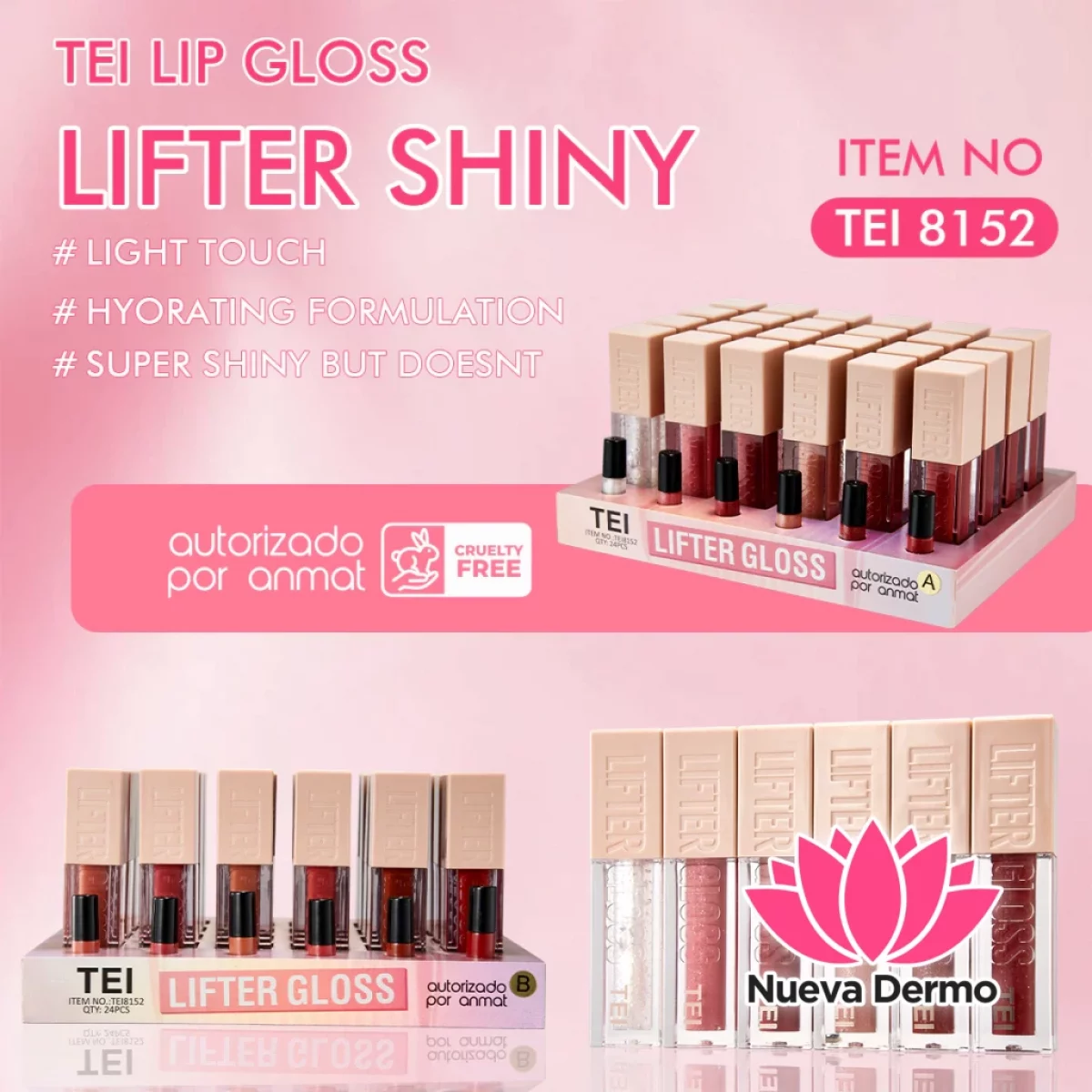 BRILLO LABIAL LIFTER GLOSS CAJA "A" CD: TEI8152A