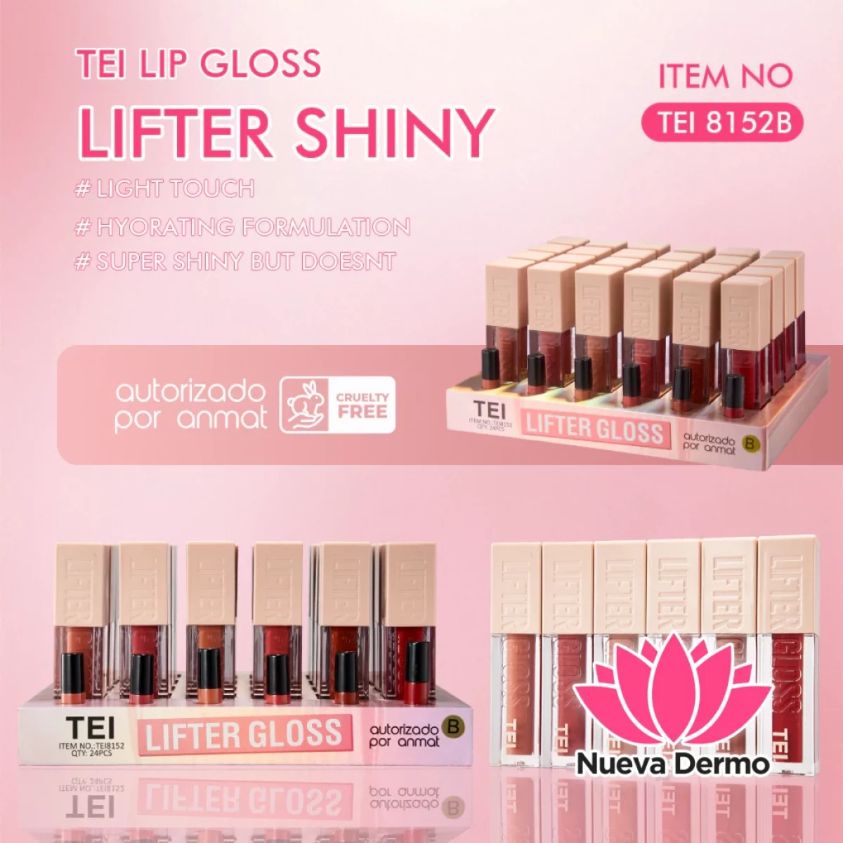 BRILLO LABIAL LIFTER GLOSS CAJA "B" CD: TEI8152B