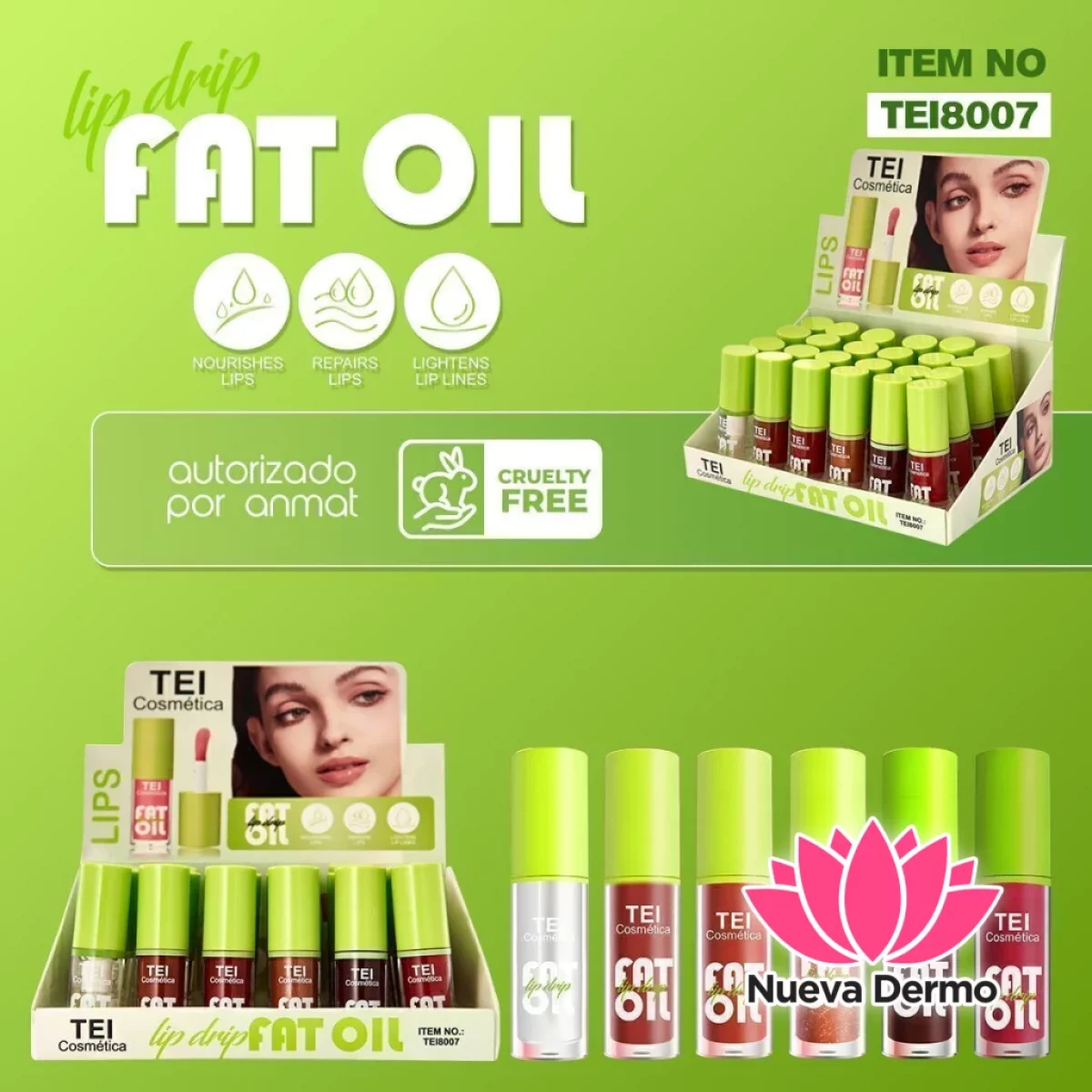 BRILLO LABIAL LIP DRIP FAT OIL CD: TEI8007