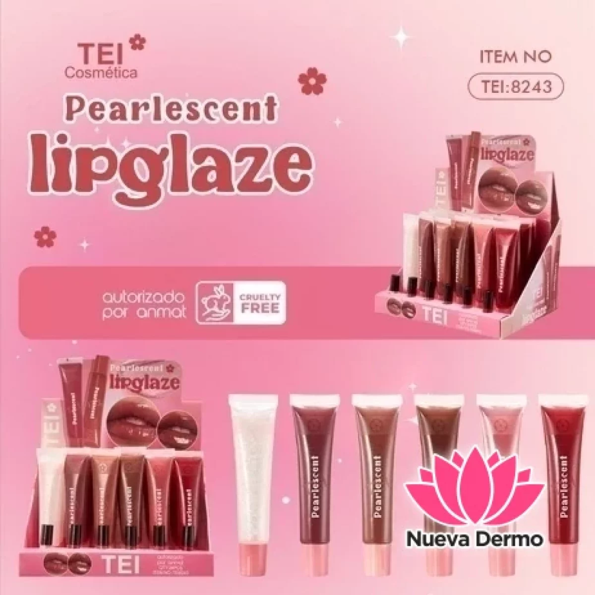 BRILLO LABIAL LIP GLAZE PEARLESCENT CD: TEI8243