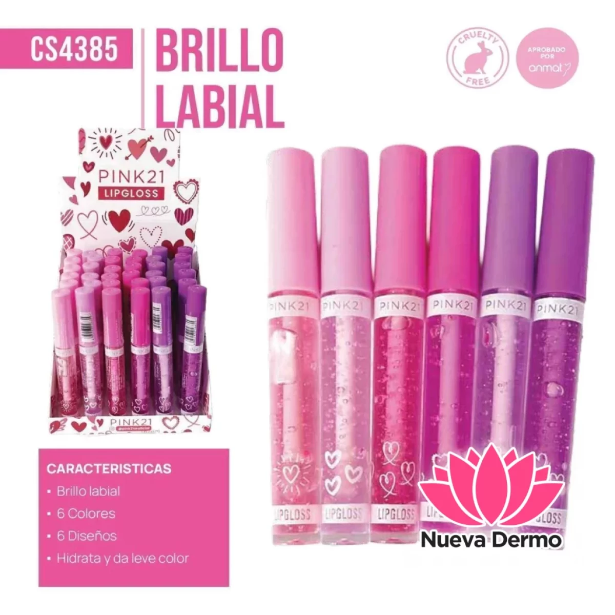 BRILLO LABIAL PINK21 CD: CS4385
