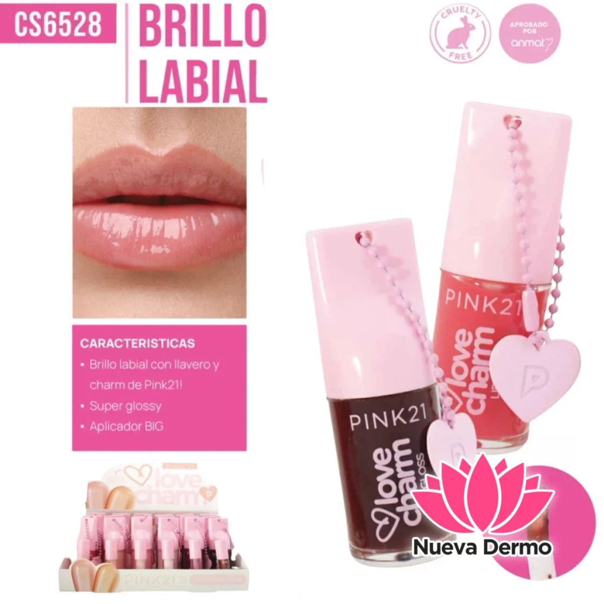 BRILLO LABIAL PINK21 CD: CS6528