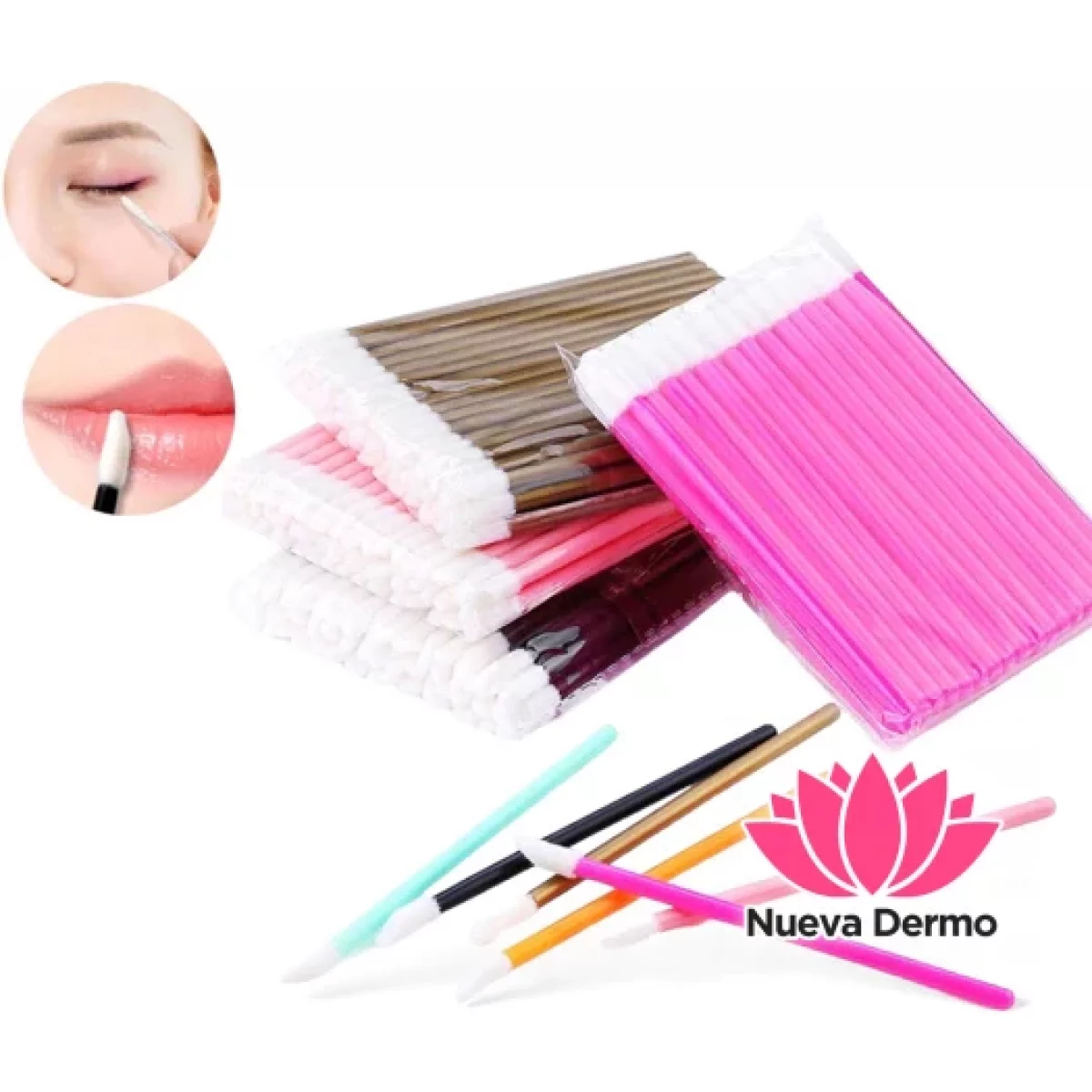 Brocha para Labios Descartable X50