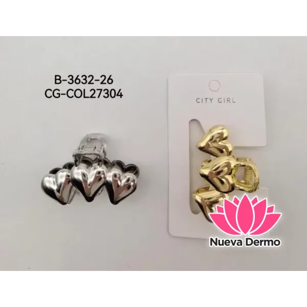 BROCHE CORAZÓN CITY GIRL