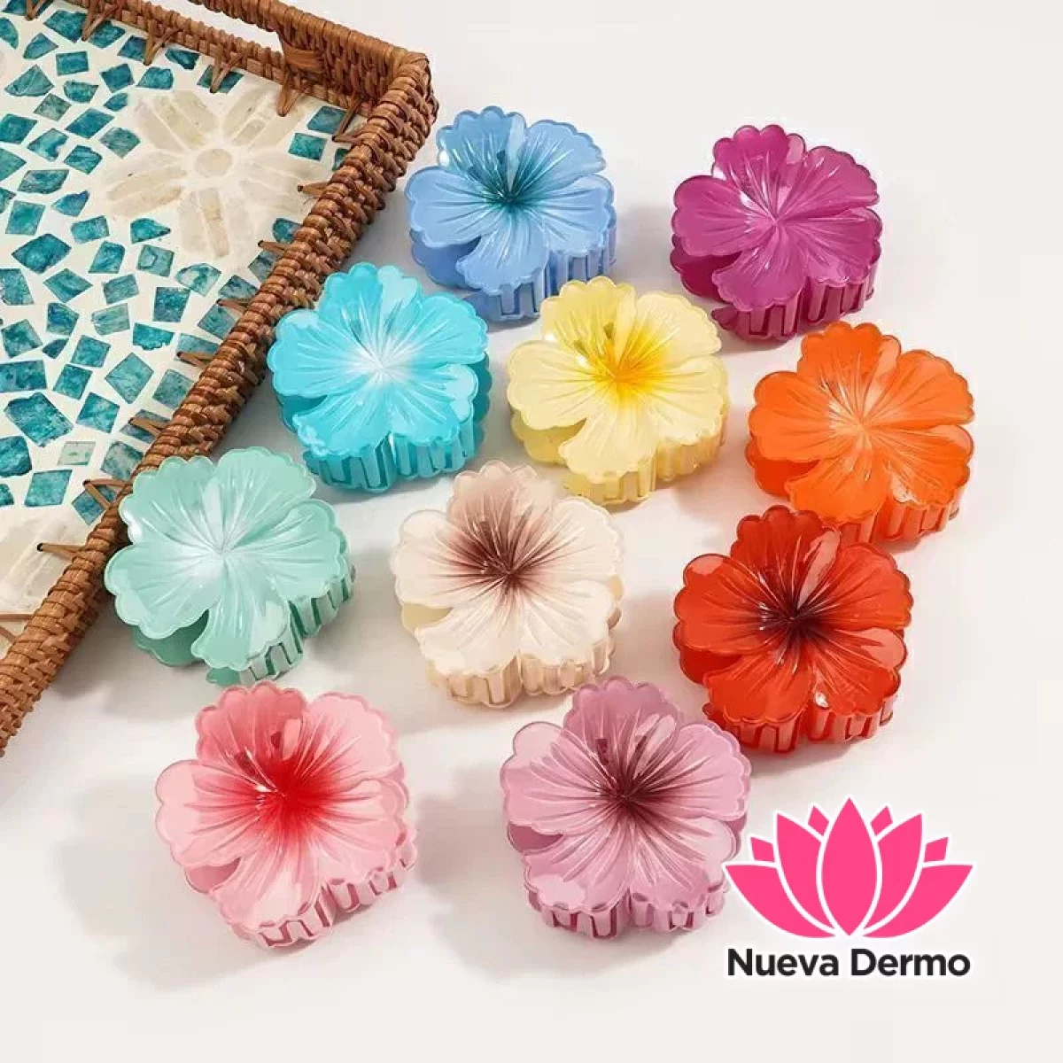 BROCHE FLOR PAQUETE X6PCS**JZ-3663-24 6920253663248