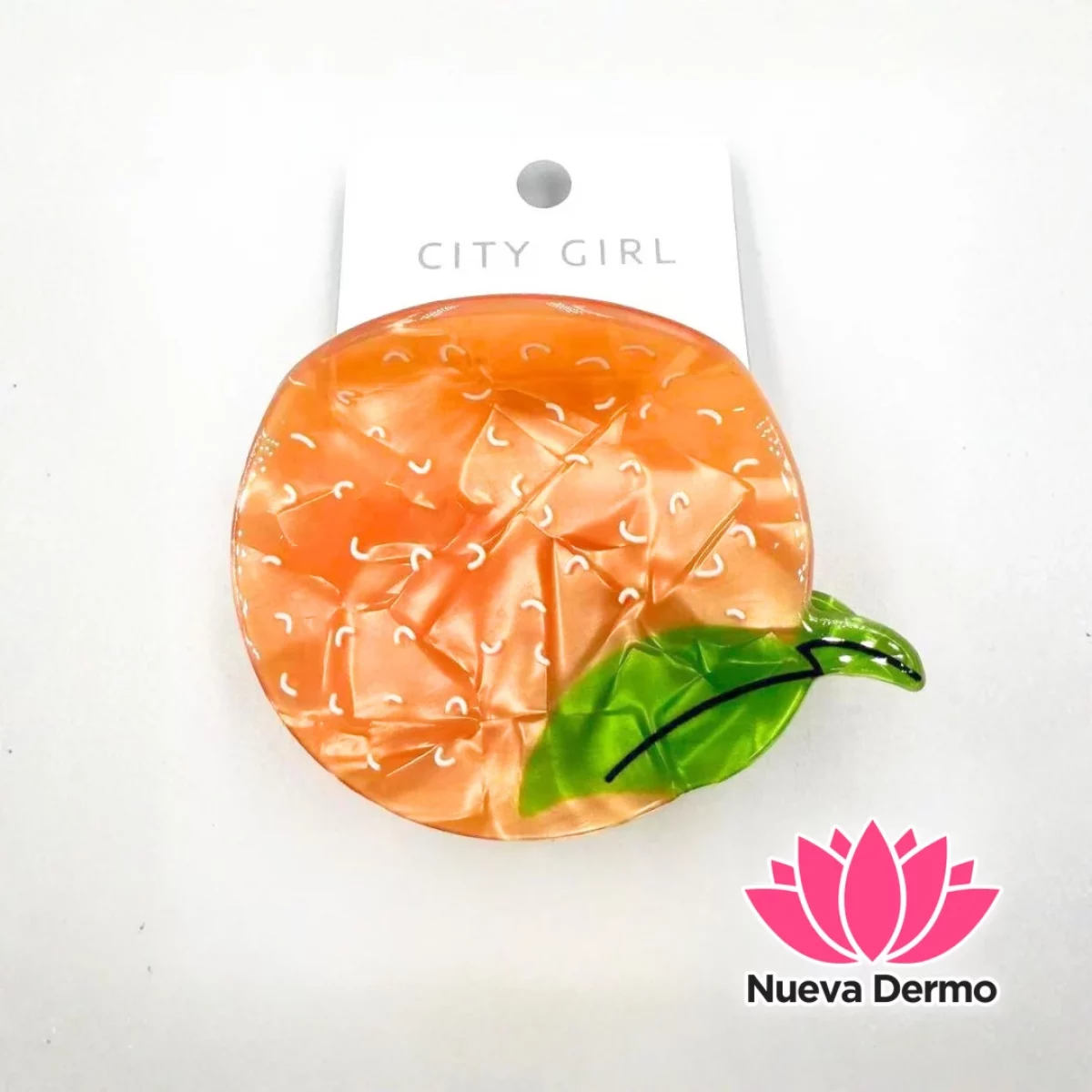 BROCHE NARANJA – CITY GIRL