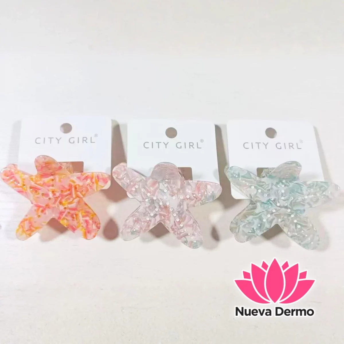 BROCHES ESTRELLA DE MAR – PAQUETE 12 UNIDADES