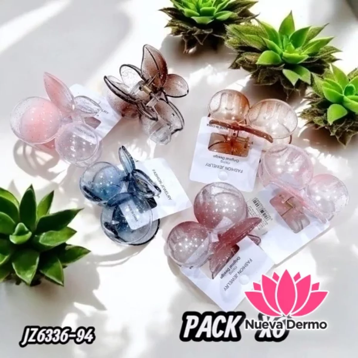 BROCHES PARA EL PELO /PACK X6 CD: JZ6336-94