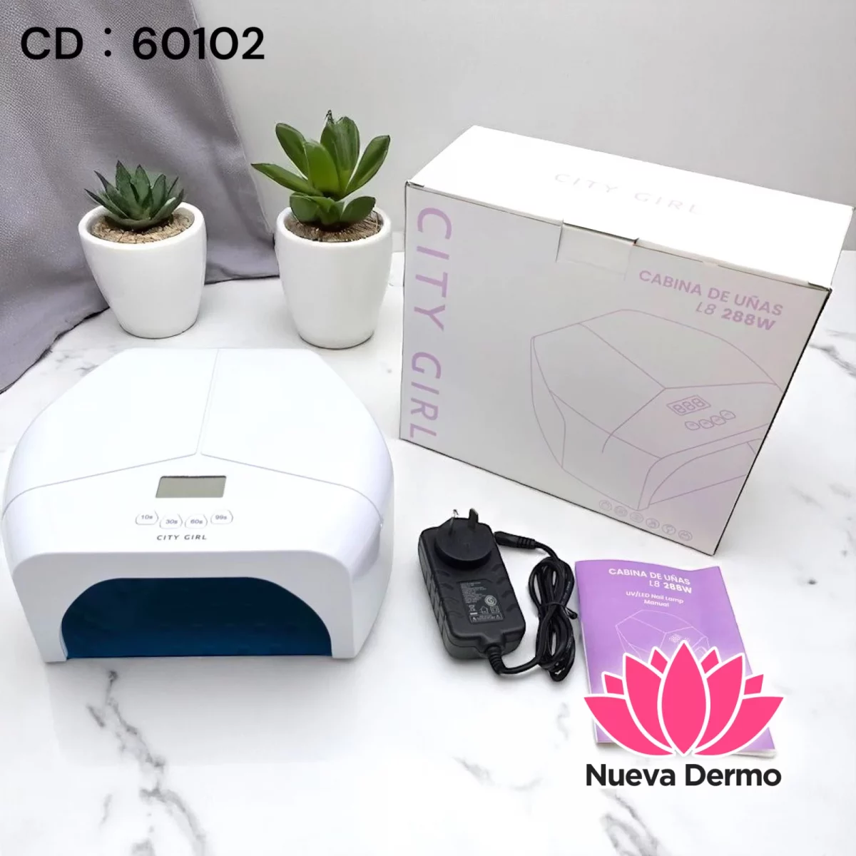 CABINA UV/LED CITY GIRL L8/60102
