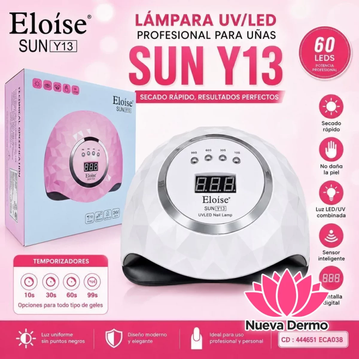 CABINA UV/LED ELOISE SUN Y13 248W CD: 444651