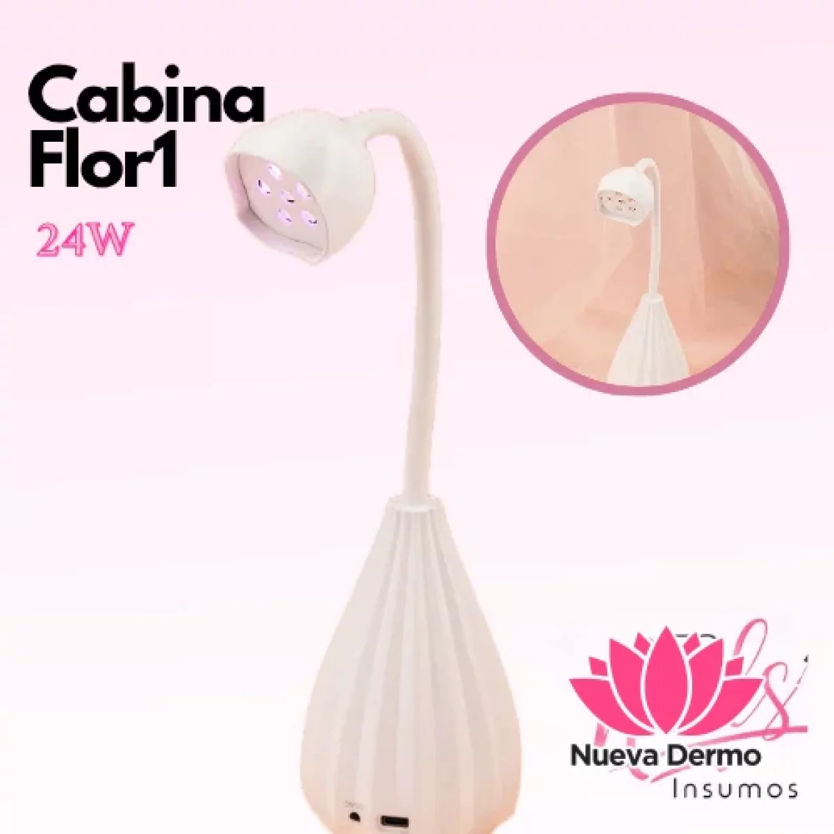 CABINA UV LED PRE CURADO - FLOR 1 - PARIS NIGHT