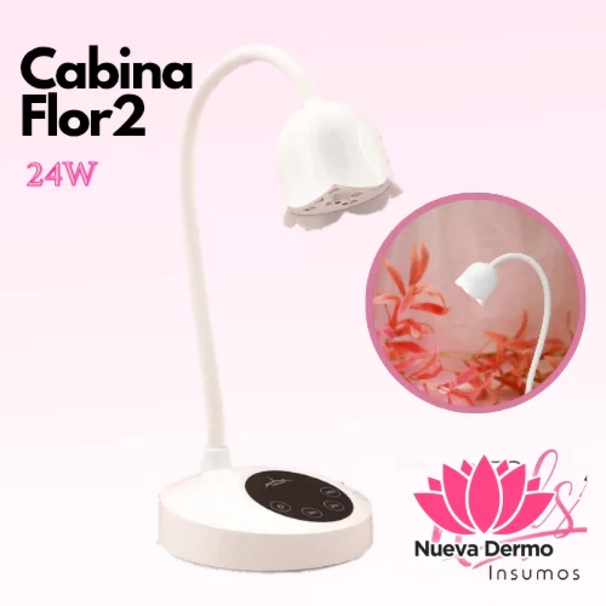 CABINA UV LED PRECURADO - FLOR 2 / 20w - PARIS NIGHT