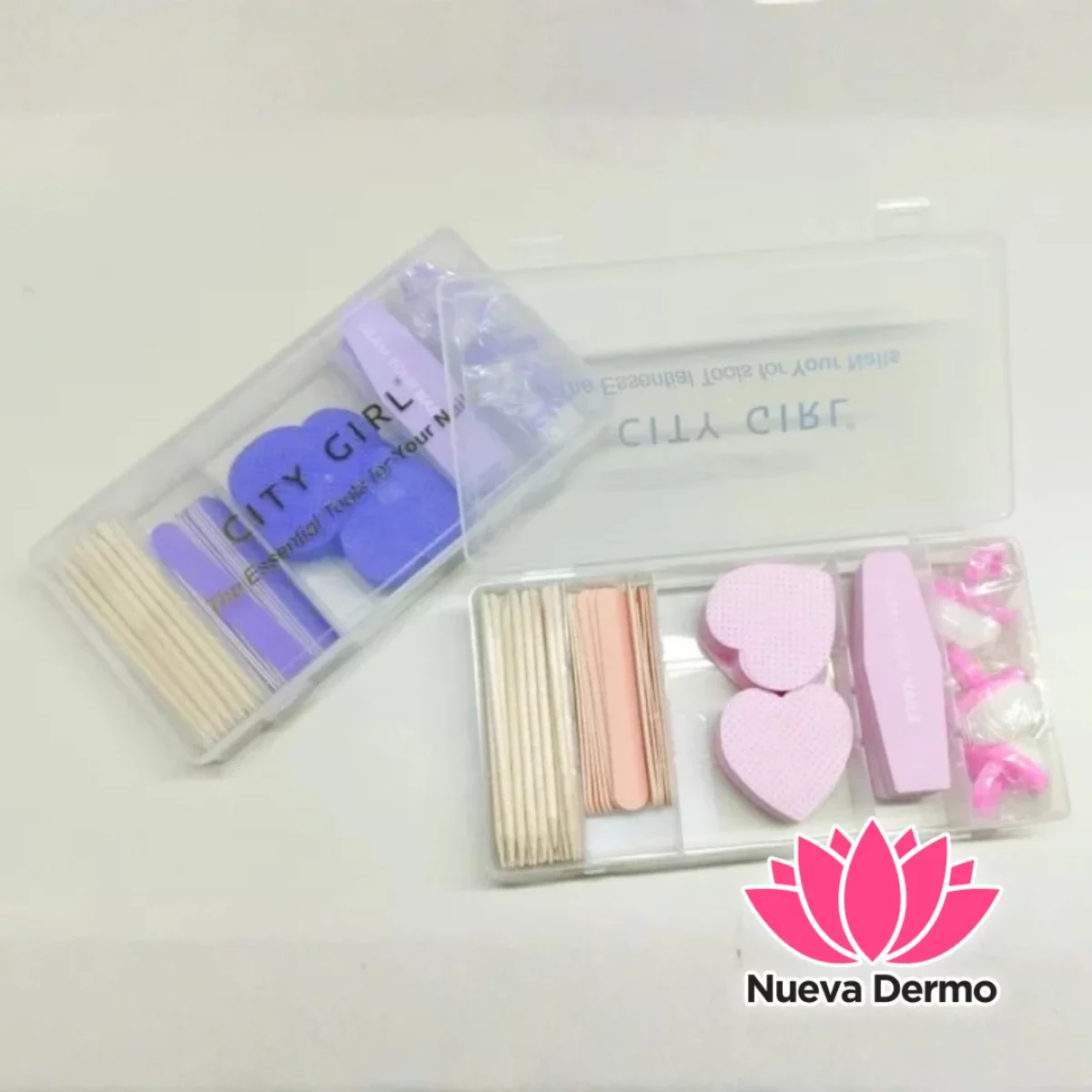 CAJA CON ESENCIALES PARA UÑAS – CITY GIRL