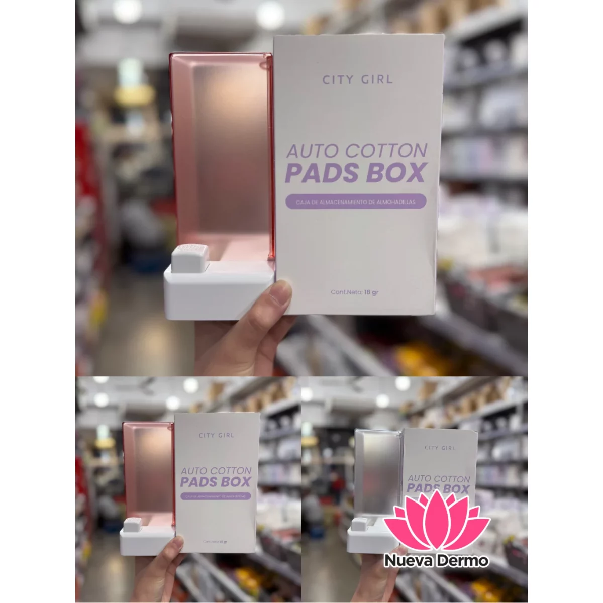 Caja de Almacenamiento de Almohadillas