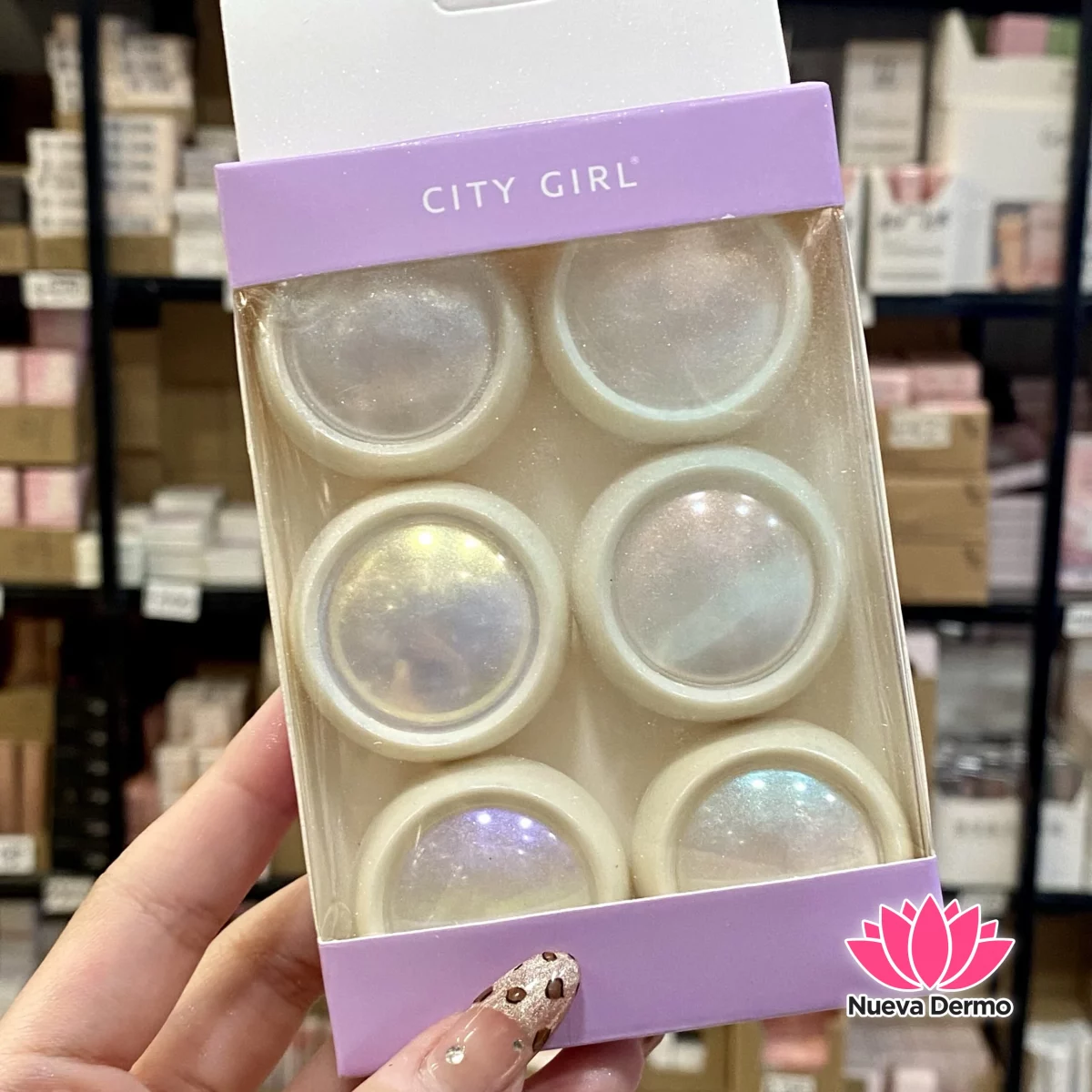 Caja kit polvo aurora x6u City girls #GO40422