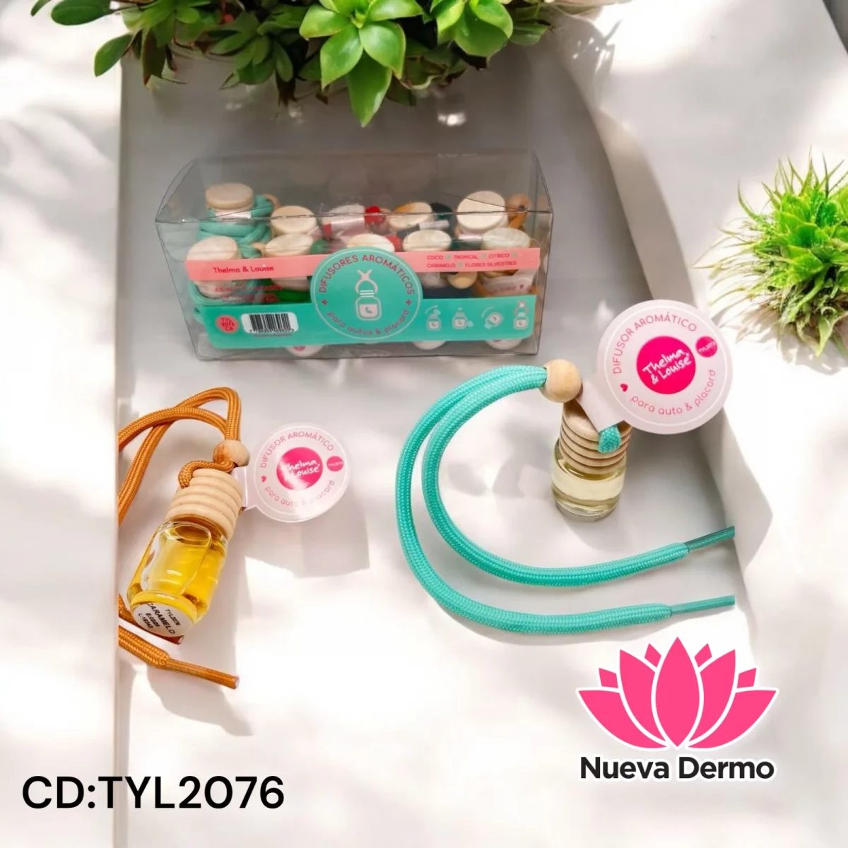 CAJA X 10 DIFUSOR PARA EL AUTO CD:69620 tyl2076