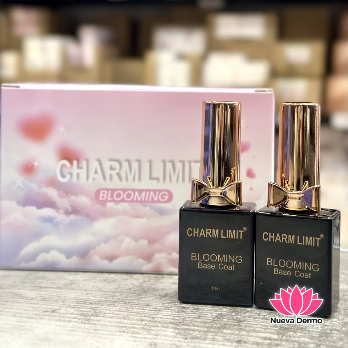 Caja x12 Base Blooming efecto acuarela Charm Limit #CML-105